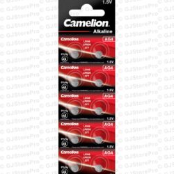 10 Piles AG4 Camelion Alcaline 1,5V 377 / LR66 / LR626