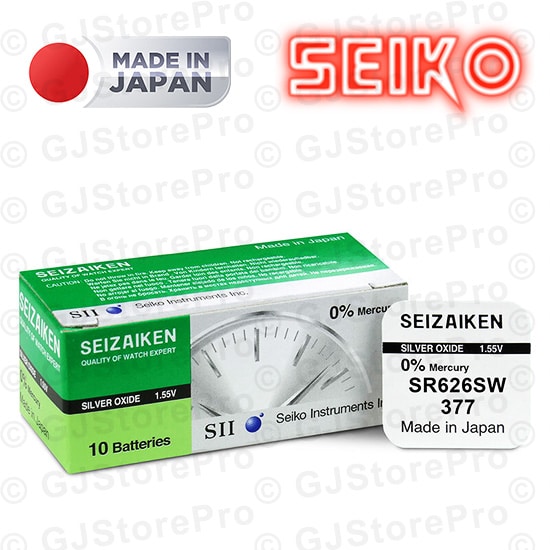 Pile Montre 377 SR626SW AG4 Seizaiken - Haute Qualité et Longue Durée de Vie – Image 2