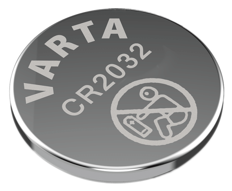Pile bouton CR2032 VARTA Industrial lithium 3V, lot de 10 en conditionnement professionnel