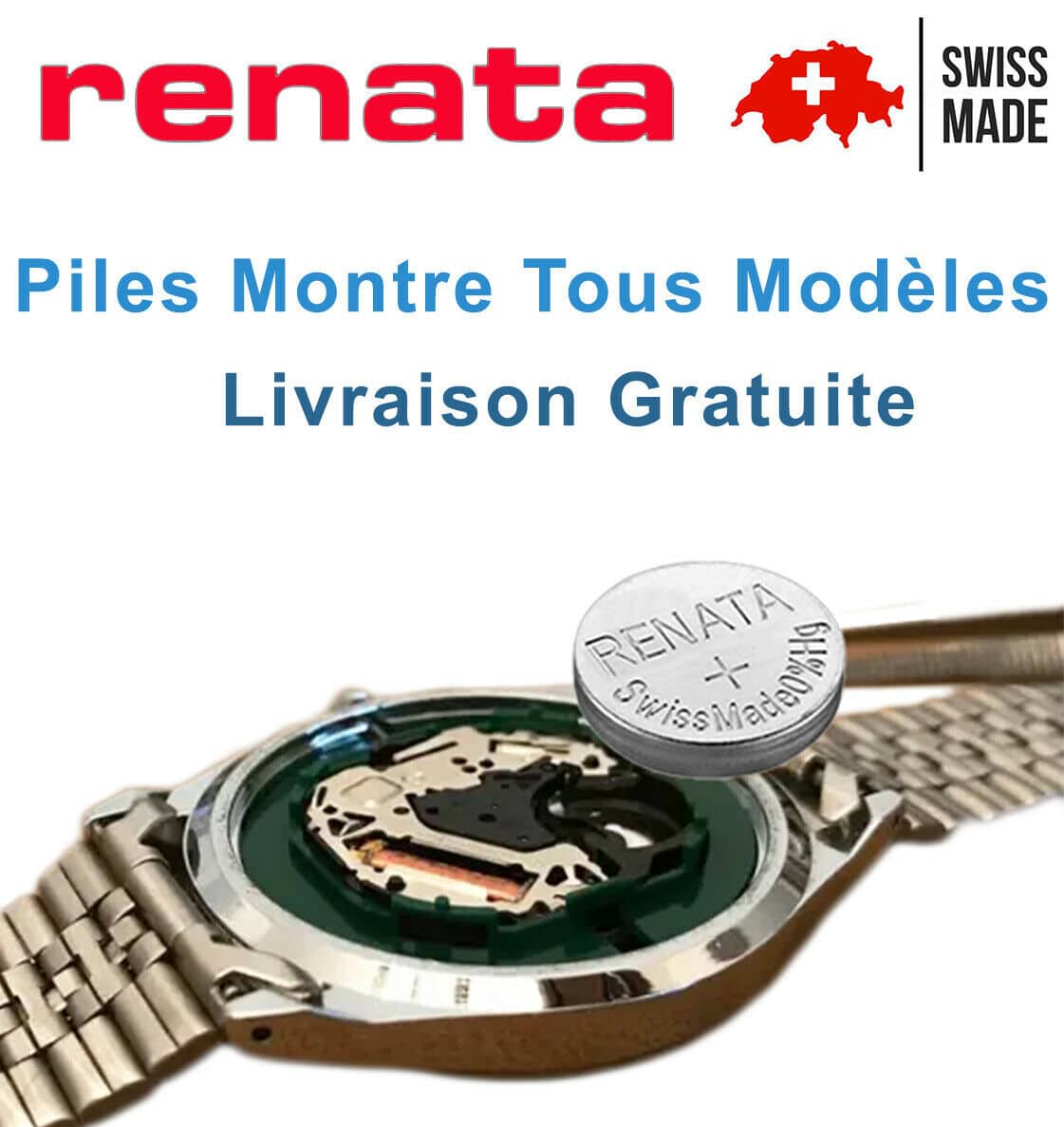 Pile pour montre Renata 329 SR731SW fabrication suisse