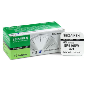 Pile oxyde d'argent Seizaiken 321 SR616SW 1,55V
