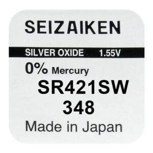 Pile oxyde d'argent Seizaiken 348 SR421SW 1,55V