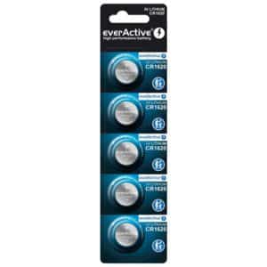 Pile bouton lithium CR1620 EverActive 3V