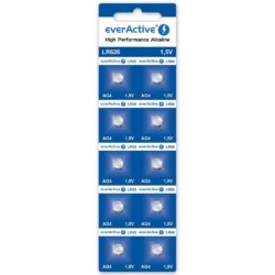 Pile bouton alcaline AG4 LR626 EverActive 1,5V