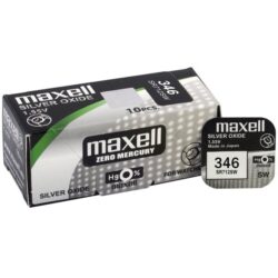 Pile montre 346 SR712SW Maxell oxyde d'argent 1,55V format extra-plat