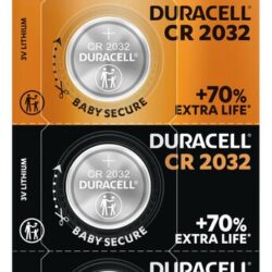 Pile bouton lithium CR2032 Duracell professionnel - lot de 5